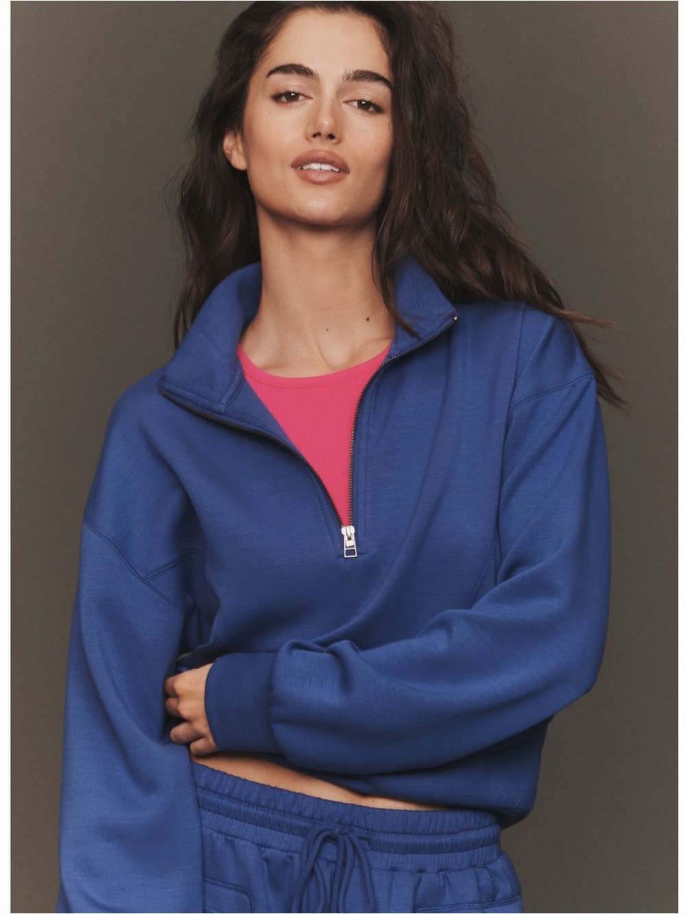 Daily Practice Half-Zip Sweatshirt in Willow